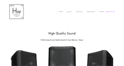 Desktop Screenshot of headwateraudio.com